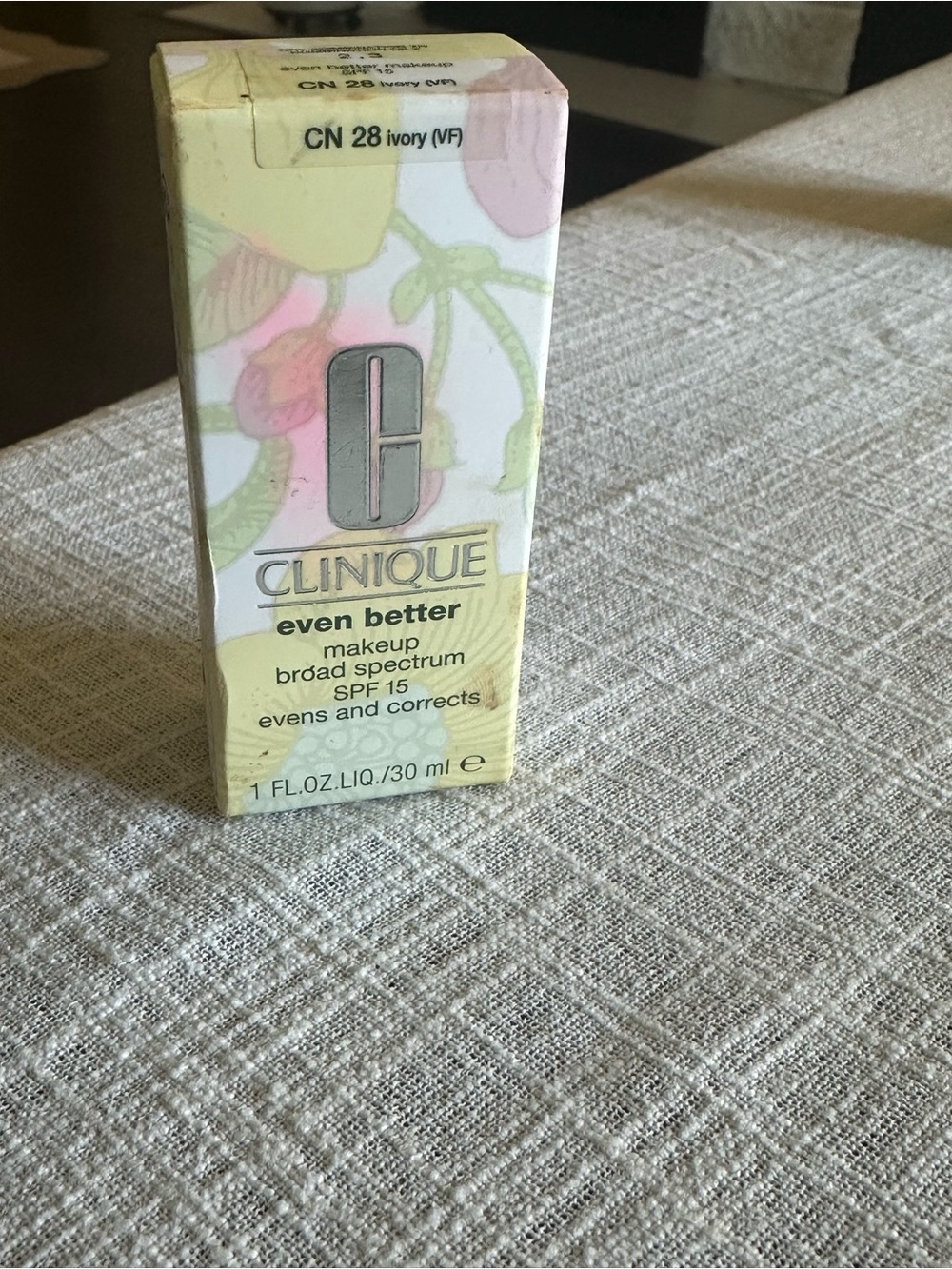 Clinique Even Better Makeup in Pastel Floral Packaging (Soft Pink, Pale Yellow)